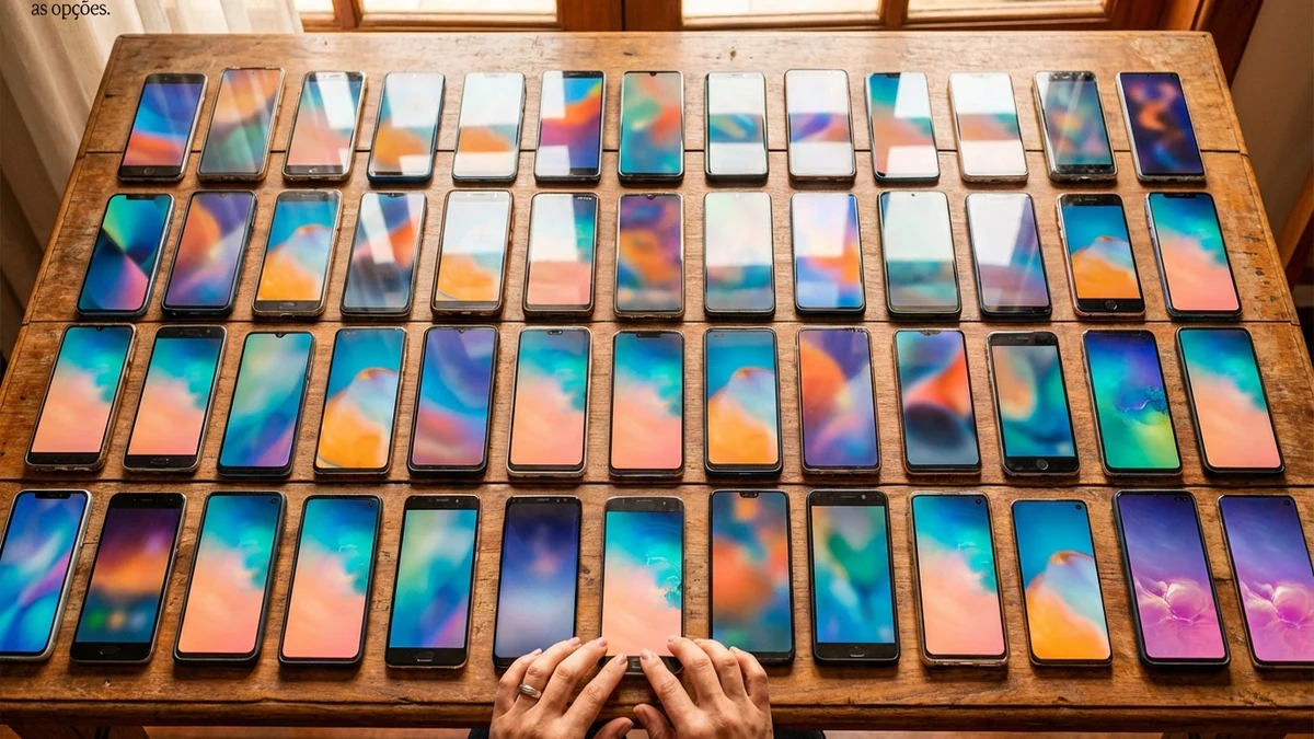 Comparativo de celulares com nfc baratos lado a lado