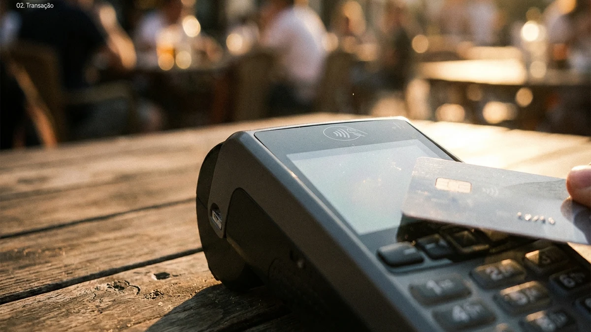 Rastreador Bluetooth dentro da carteira para não esquecer cartão