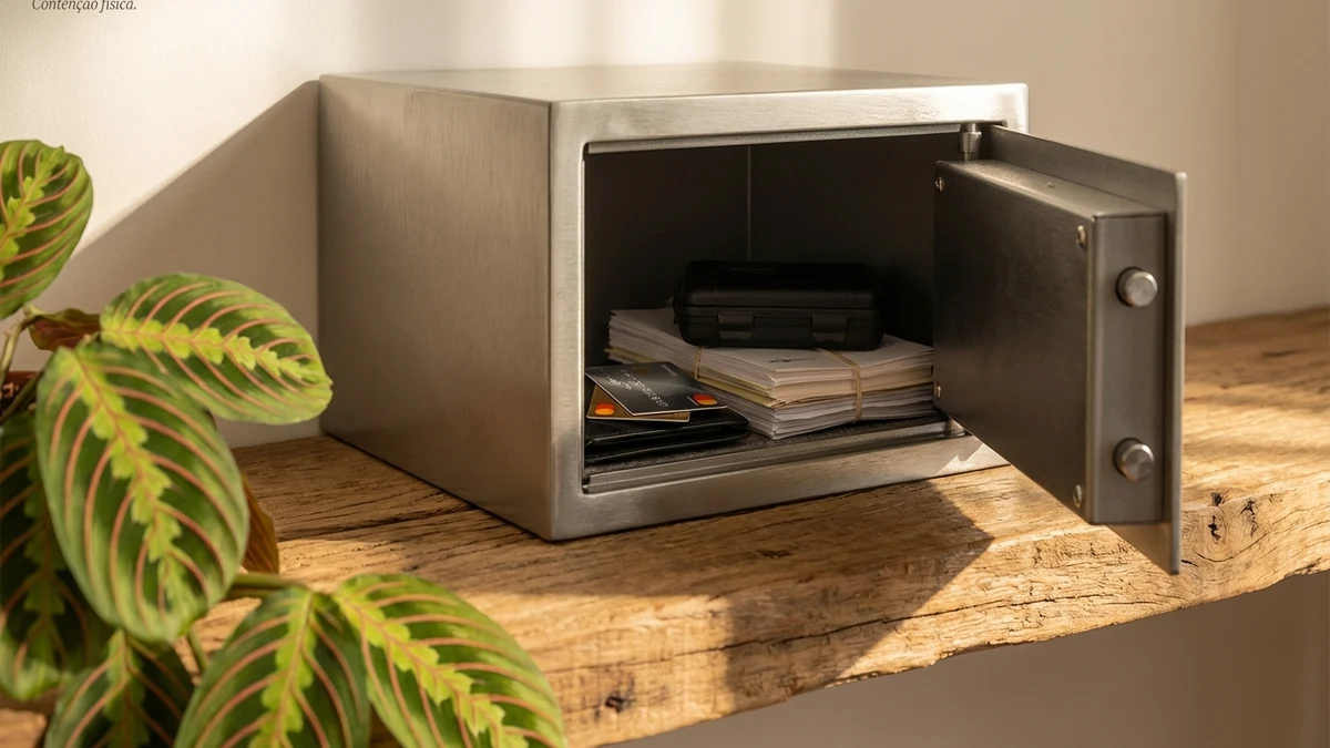 onde guardar cartoes seguranca